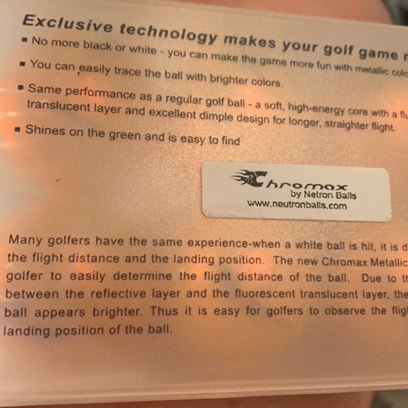 CHROMAX METALLIC Gold Golf balls NEW - Picture 5 of 7